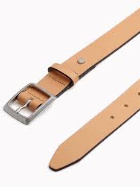 rag & bone Accessories - rag & bone Leather Boyfriend Belt, Caramel, Large